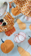 Load image into Gallery viewer, Pumpkin Ruffle Romper