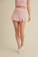 Load image into Gallery viewer, Morning Walks Cherry Gingham Print Skort
