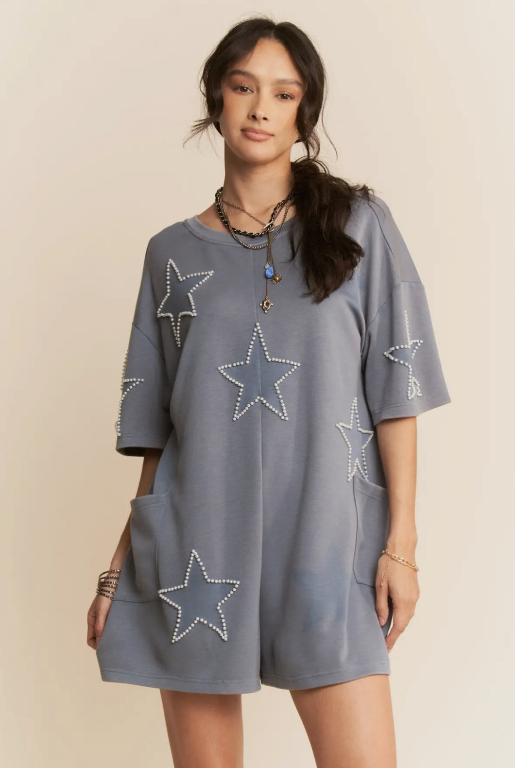 Stars Like confetti Romper
