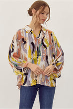 Load image into Gallery viewer, Paint Me Free - Buttondown Blouse
