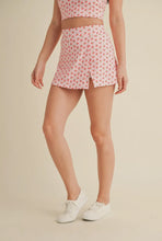 Load image into Gallery viewer, Morning Walks Cherry Gingham Print Skort
