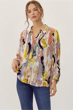Load image into Gallery viewer, Paint Me Free - Buttondown Blouse
