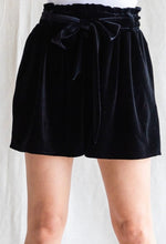 Load image into Gallery viewer, High Rise Velvet Shorts
