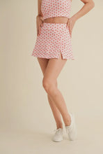 Load image into Gallery viewer, Morning Walks Cherry Gingham Print Skort
