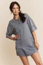 Load image into Gallery viewer, Stars Like confetti Romper
