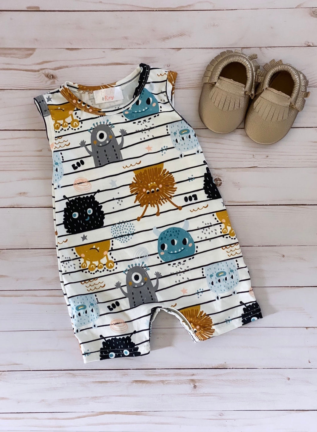 MONSTER MANIA SHORTY ONE-PIECE